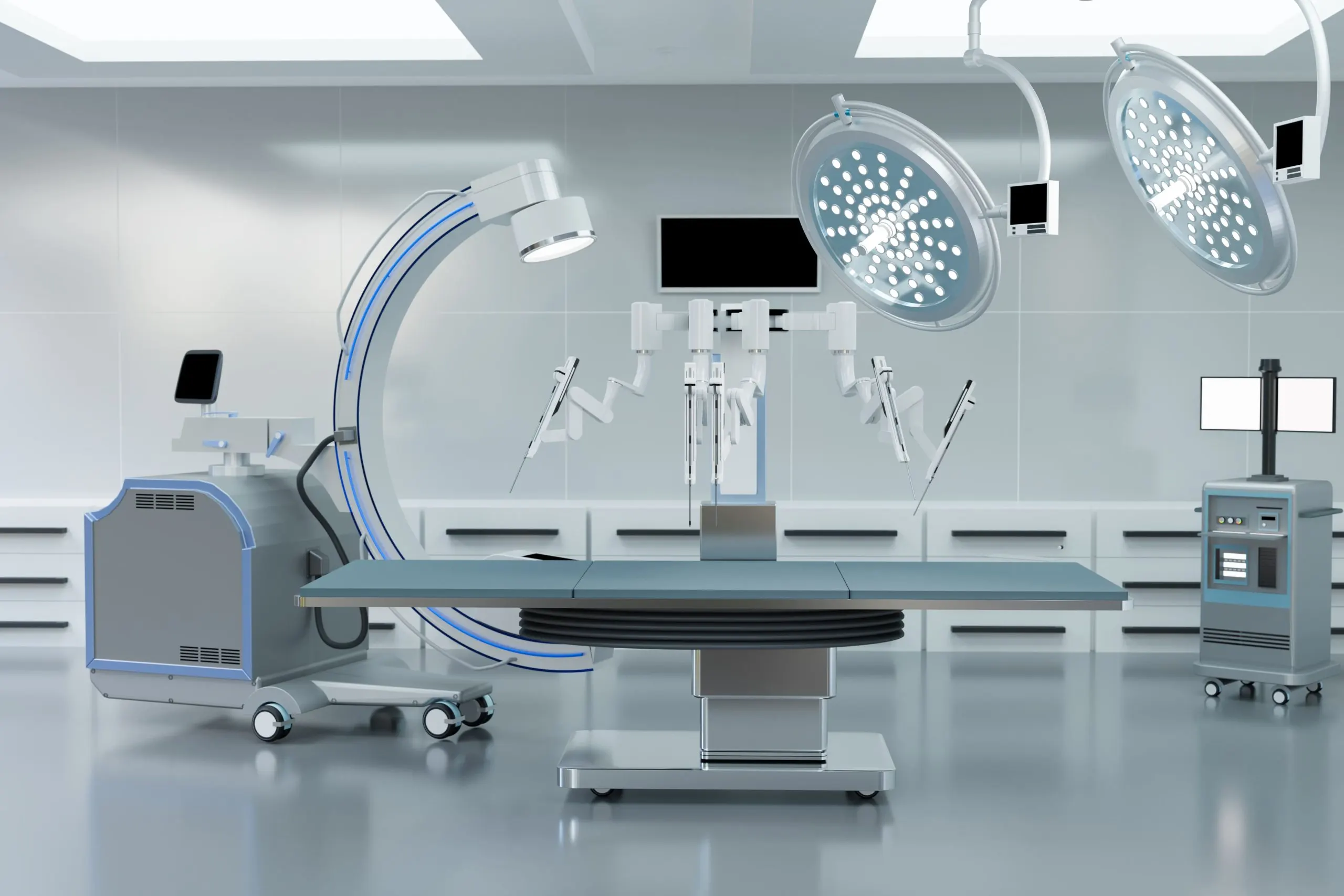 Market Entry Strategy for Global Medical Device Manufacturer in India’s Medical Devices Sector clean-operating-room-robot-with-c-arm-medical-equipment-3d-illustration-rendering-1-scaled